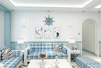 秦皇岛地中海风格-客厅