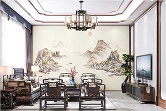 秦皇岛森佰汇航空纤维墙咔（巴山蜀水）