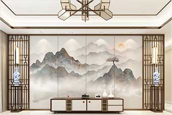 秦皇岛森佰汇航空纤维（山水画系列）